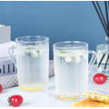 450ml Clear Juice Drinking Cup Glass με λαβή